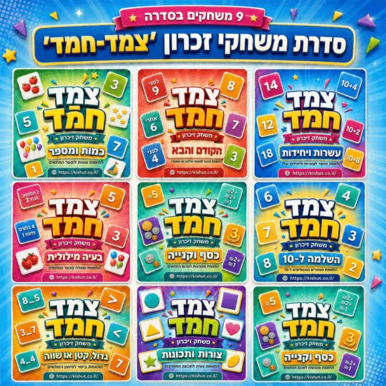 משחקי חשבון ''צמד חמד'' - לבחירה